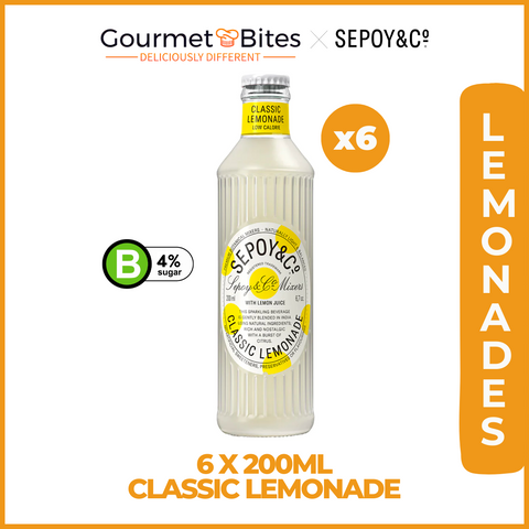 Sepoy & Co Classic Lemonade - 200ml Multipack