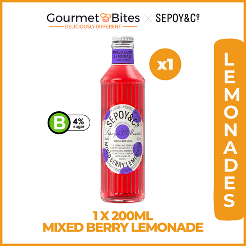 Sepoy & Co Mixed Berry Lemonade - 200ml Multipack