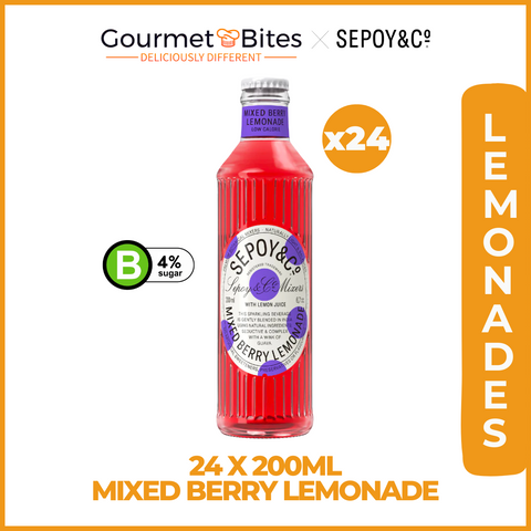 Sepoy & Co Mixed Berry Lemonade - 200ml Multipack