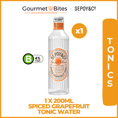 Sepoy & Co Spiced Grapefruit Tonic Water - 200ml Multipack