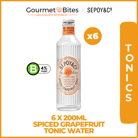 Sepoy & Co Spiced Grapefruit Tonic Water - 200ml Multipack
