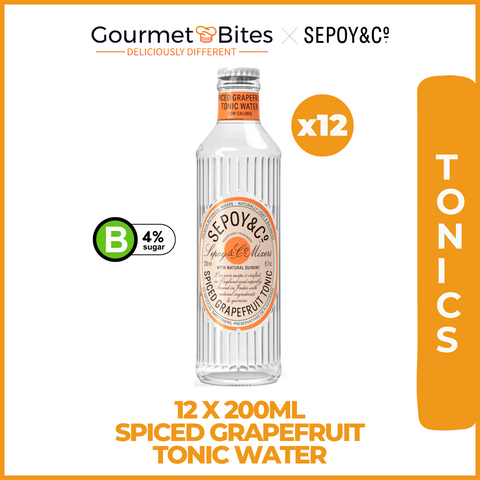 Sepoy & Co Spiced Grapefruit Tonic Water - 200ml Multipack