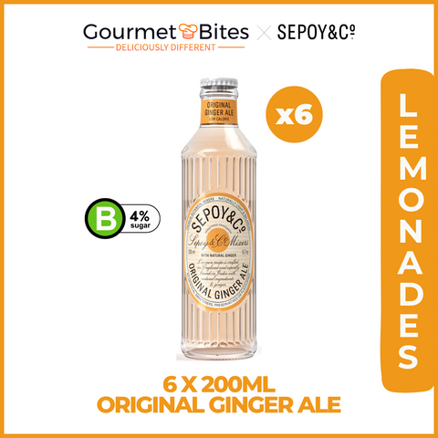 Sepoy & Co Original Ginger Ale - 200ml Multipack