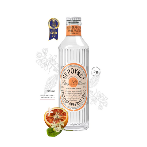 Sepoy & Co Spiced Grapefruit Tonic Water - 200ml Multipack