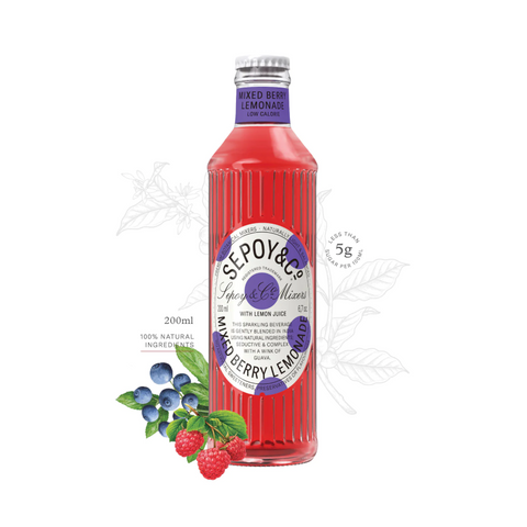 Sepoy & Co Mixed Berry Lemonade - 200ml Multipack