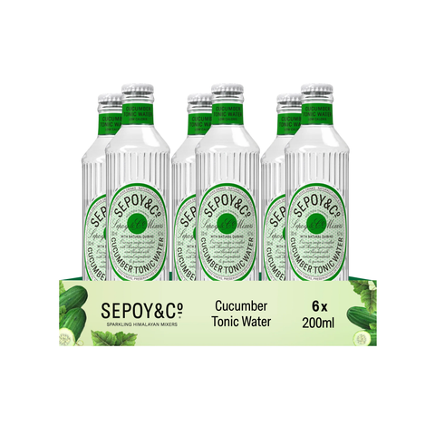 Sepoy & Co Cucumber Tonic Water - 200ml Multipack