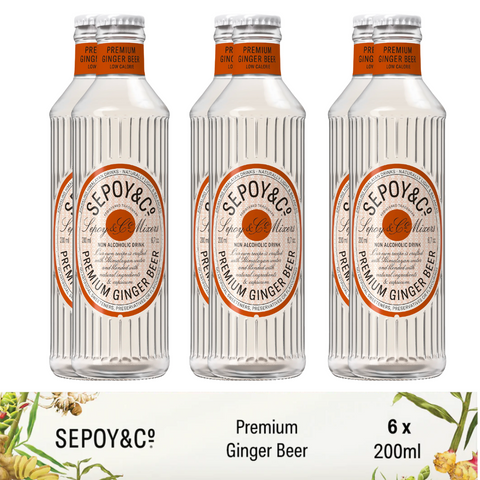 Sepoy & Co Ginger Beer - 200ml Multipack