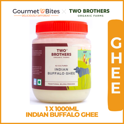 Two Brothers Organic Farms Buffalo Ghee, A2 Cultured