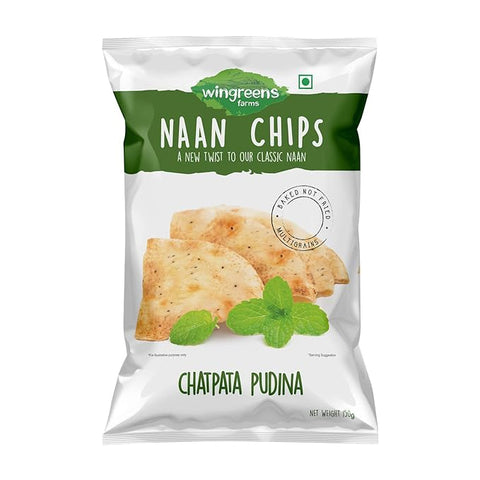 Wingreens Farms Chatpatta Pudina Naan Chips