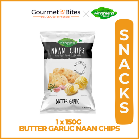 Wingreens Farms Butter Garlic Naan Chips