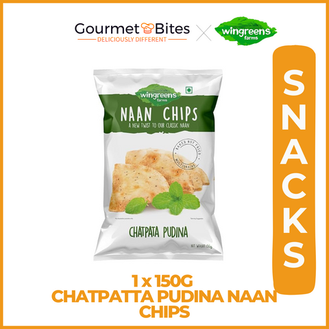 Wingreens Farms Chatpatta Pudina Naan Chips