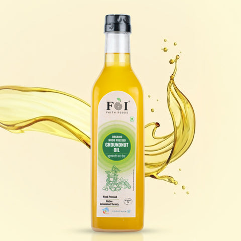Faith Foods | Cold Pressed Groundnut Oil 1L