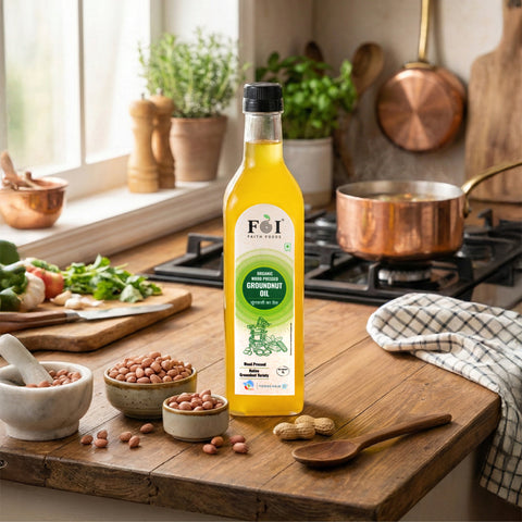 Faith Foods | Cold Pressed Groundnut Oil 1L