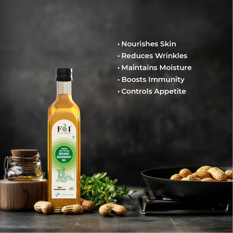 Faith Foods | Cold Pressed Groundnut Oil 1L