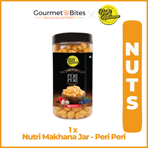 Nutri Makhana Jar - Peri Peri 100g