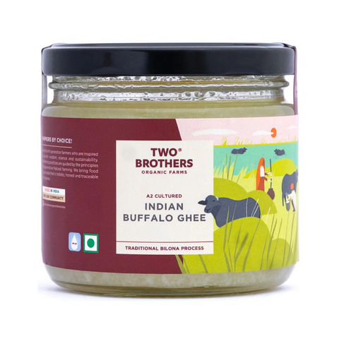 Two Brothers Organic Farms Buffalo Ghee, A2 Cultured