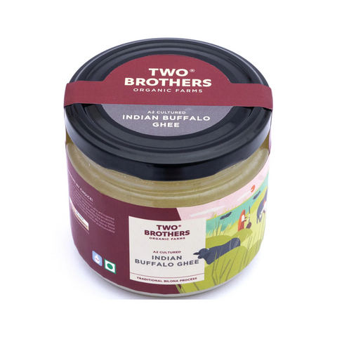 Two Brothers Organic Farms Buffalo Ghee, A2 Cultured