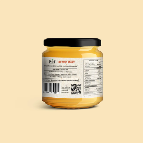 Faith Foods | Gir Cow's A2 Ghee