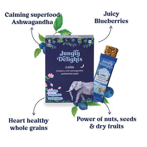 Jungly Delights Calm | Superfood Bars | Made for the Whole Family