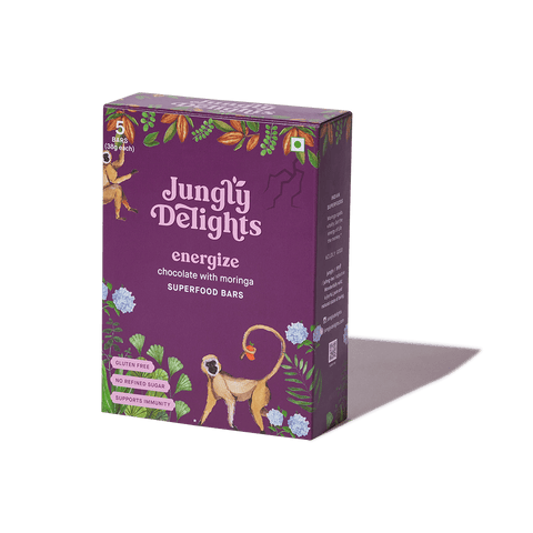 Jungly Delights Energize | Superfood Bars | Made for the Whole Family