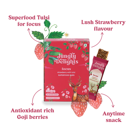 Jungly Delights Focus | Superfood Bars | Made for the Whole Family