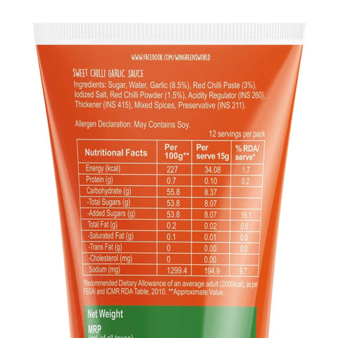 Wingreens Farms Sweet Chilli Garlic Sauce