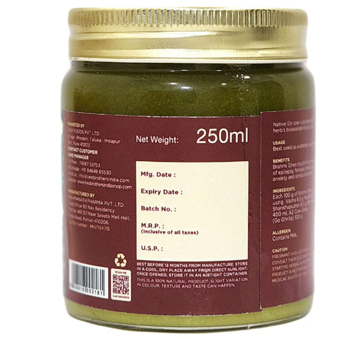 Brahmi Ghee, A2 Cultured 250g